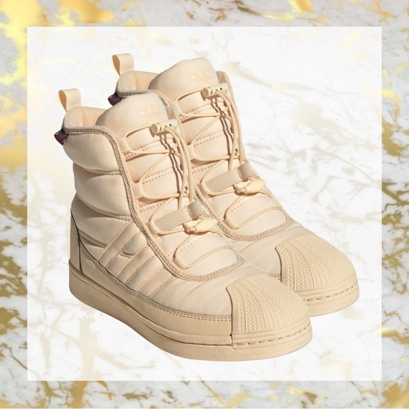 Adidas Superstar Boot in Sand Strata/White size 4.5Y | size 6W BNIB! - Picture 11 of 11